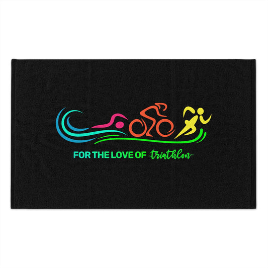 Swim, Bike, Run - The Tri Life I Love Rally Towel