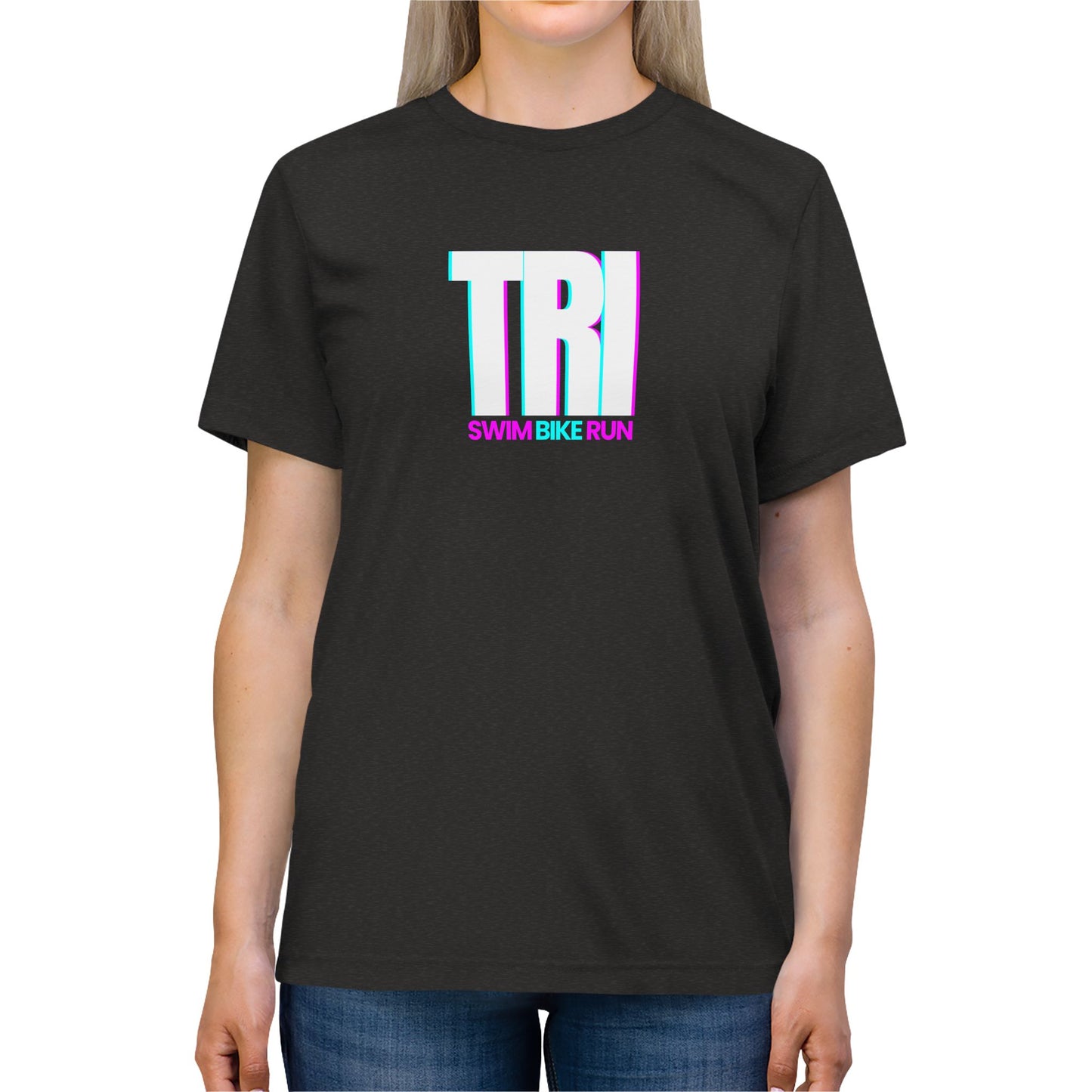 TRI Block - Traditional Fit Triblend Tee