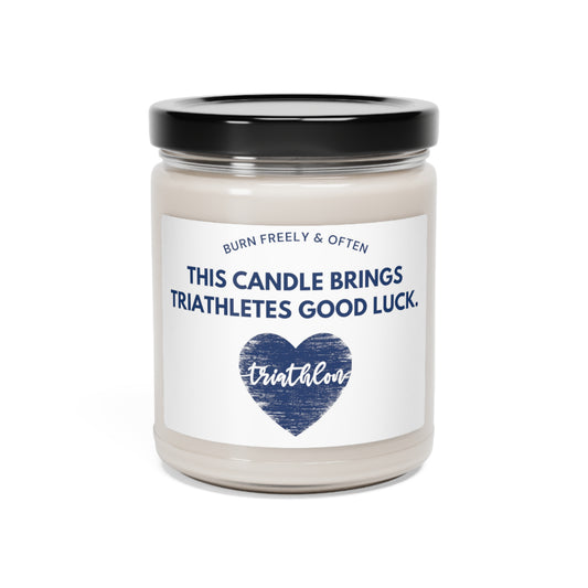 Triathlete Good Luck Candle