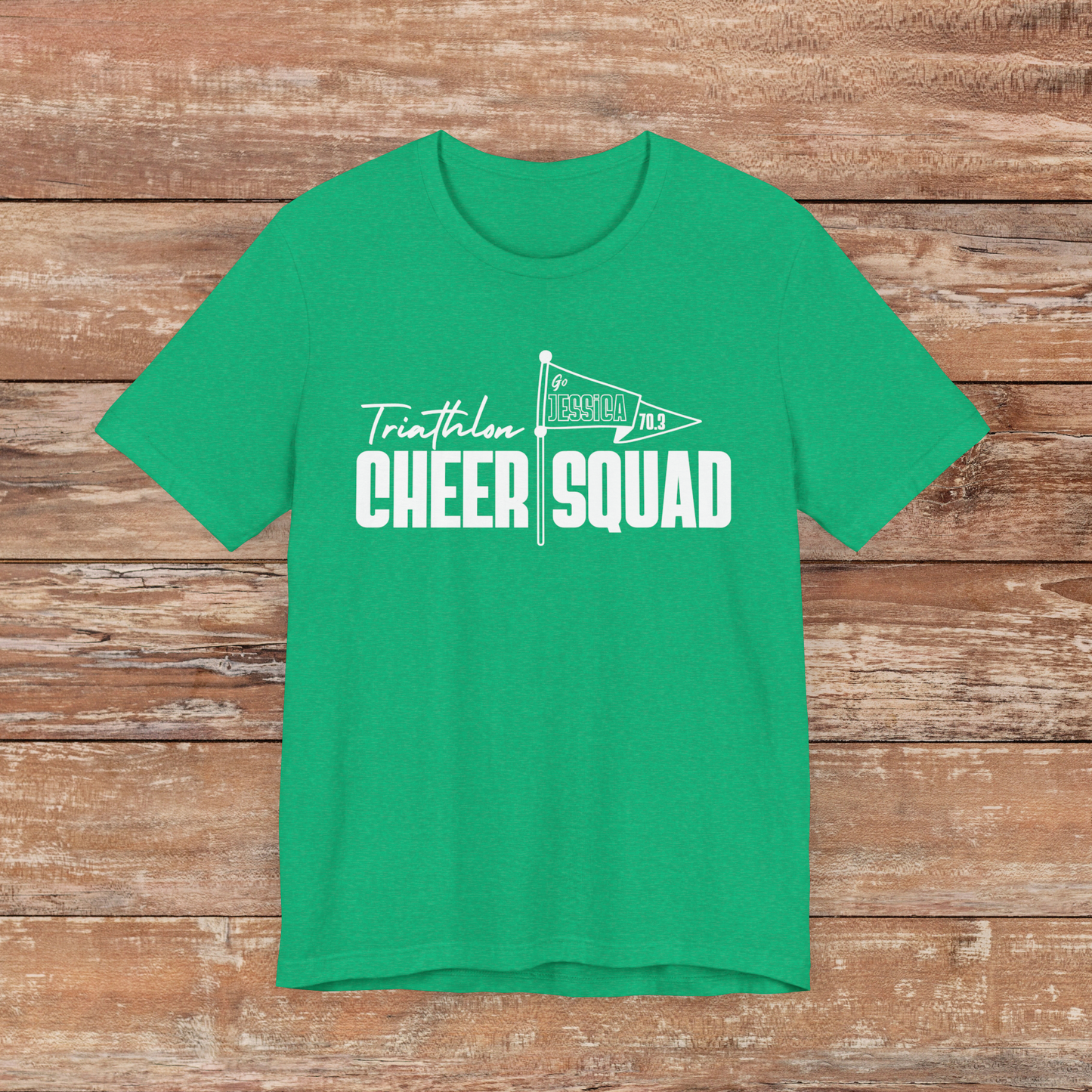 CUSTOM NAME - My CHEER SQUAD Custom Name Tees for Spectators (6 colors)