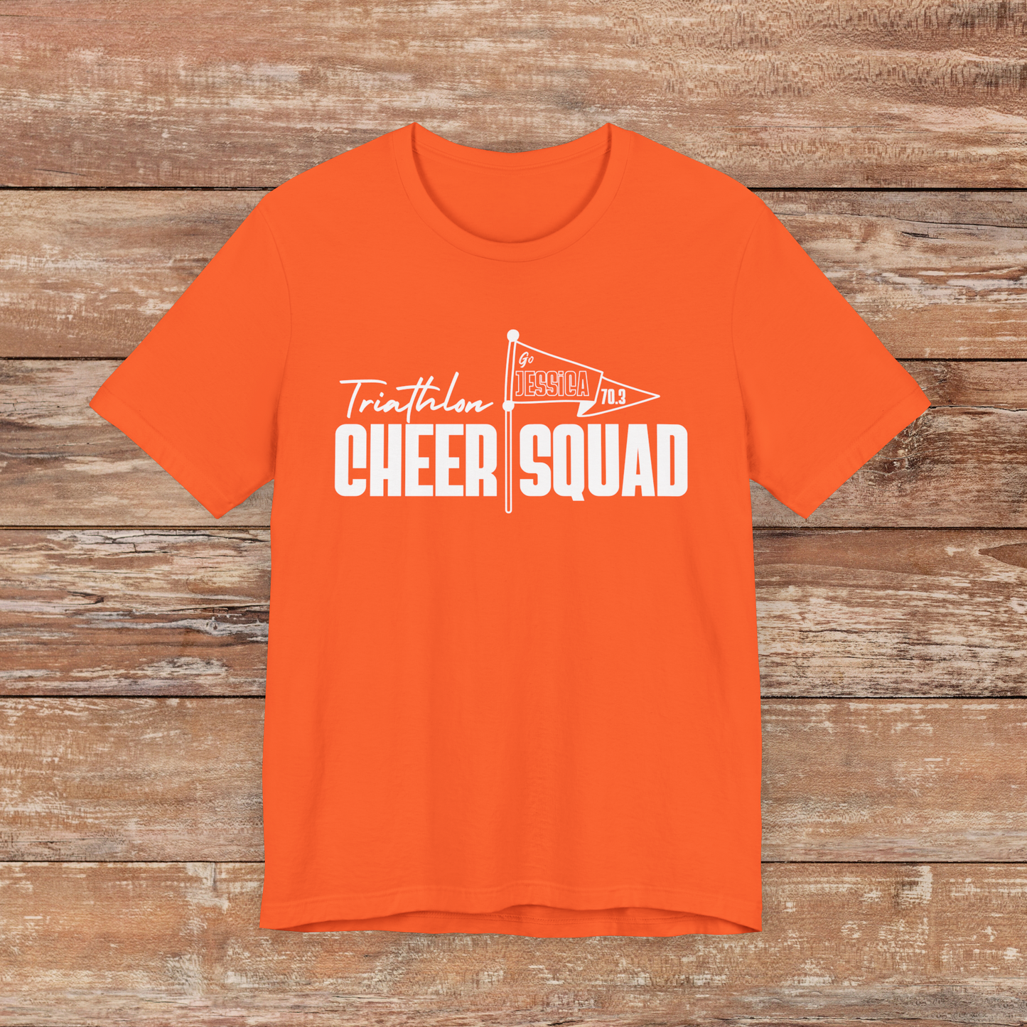 CUSTOM NAME - My CHEER SQUAD Custom Name Tees for Spectators (6 colors)