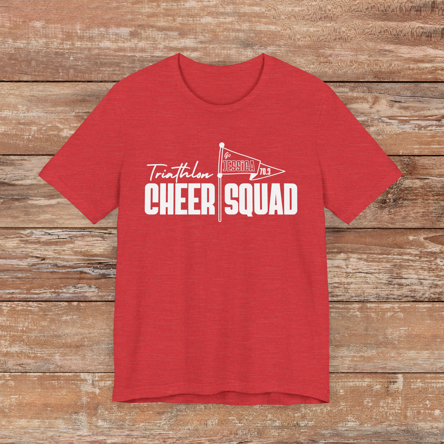 CUSTOM NAME - My CHEER SQUAD Custom Name Tees for Spectators (6 colors)