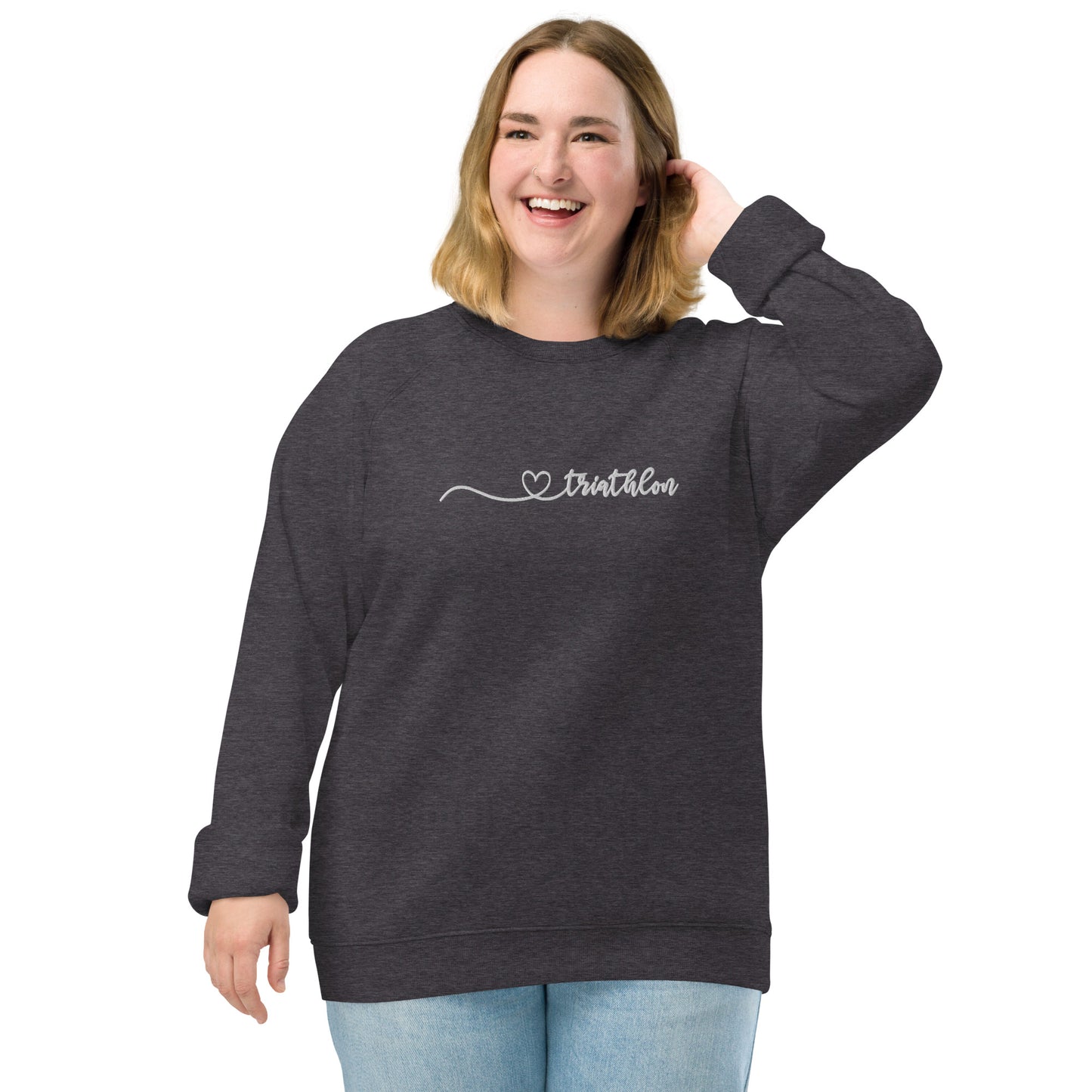 Signature Heart Embroidered Sweatshirt