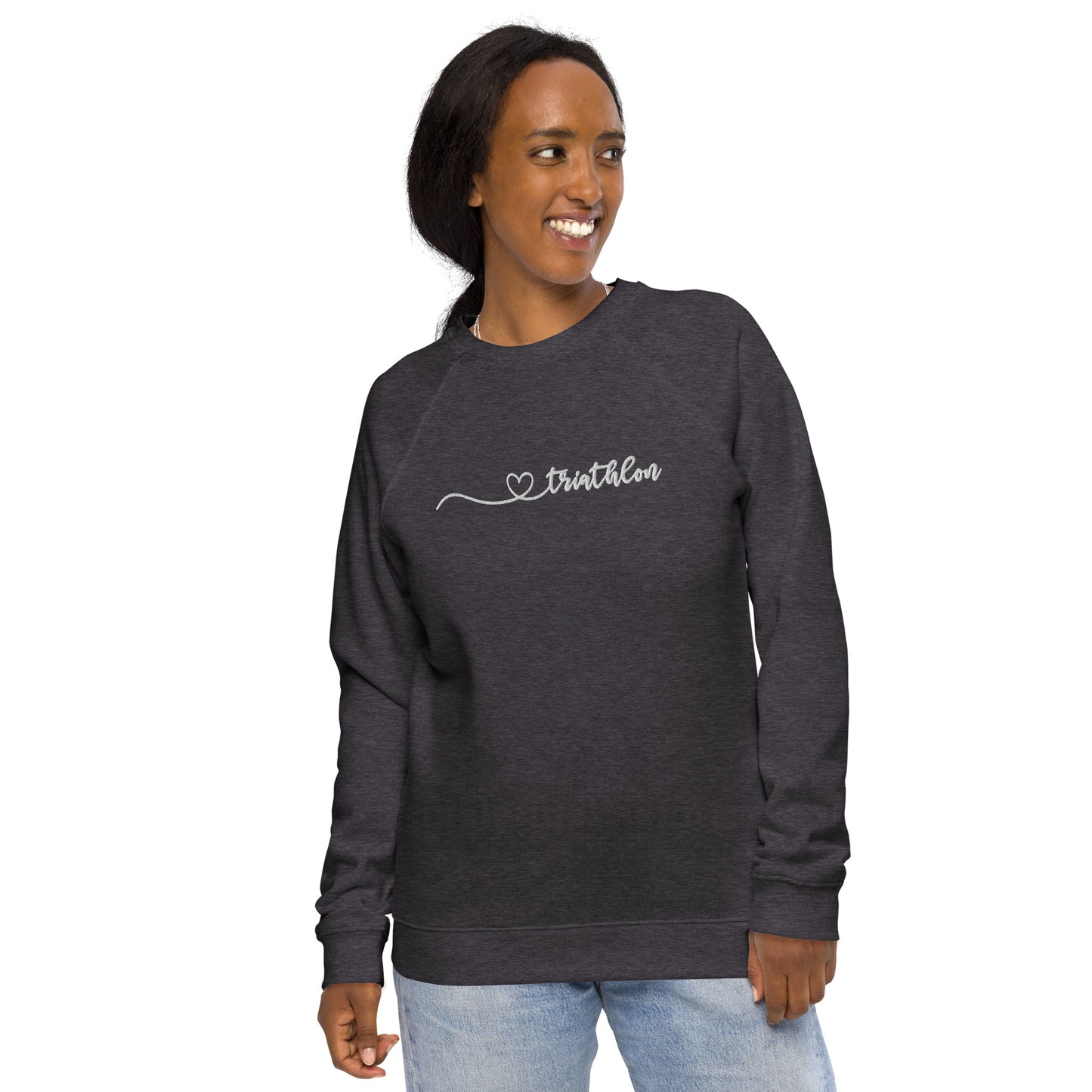 Signature Heart Embroidered Sweatshirt